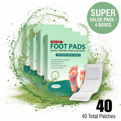 Fashheals Natural Body Detox Foot Patches (Pack of 40) BUY 1 GET 1 FREE