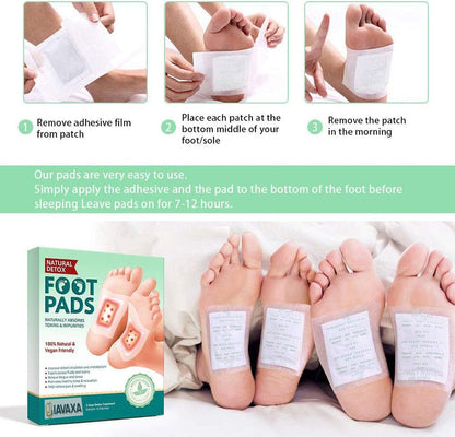 Fashheals Natural Body Detox Foot Patches (Pack of 40) BUY 1 GET 1 FREE