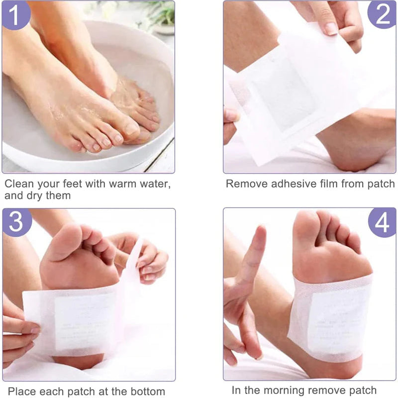 Premium Natural Detox Foot Patches Pack of 50 |  🔥BUY 1 GET 1 FREE🔥