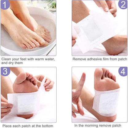 Premium Natural Detox Foot Patches Pack of 50 |  🔥BUY 1 GET 1 FREE🔥