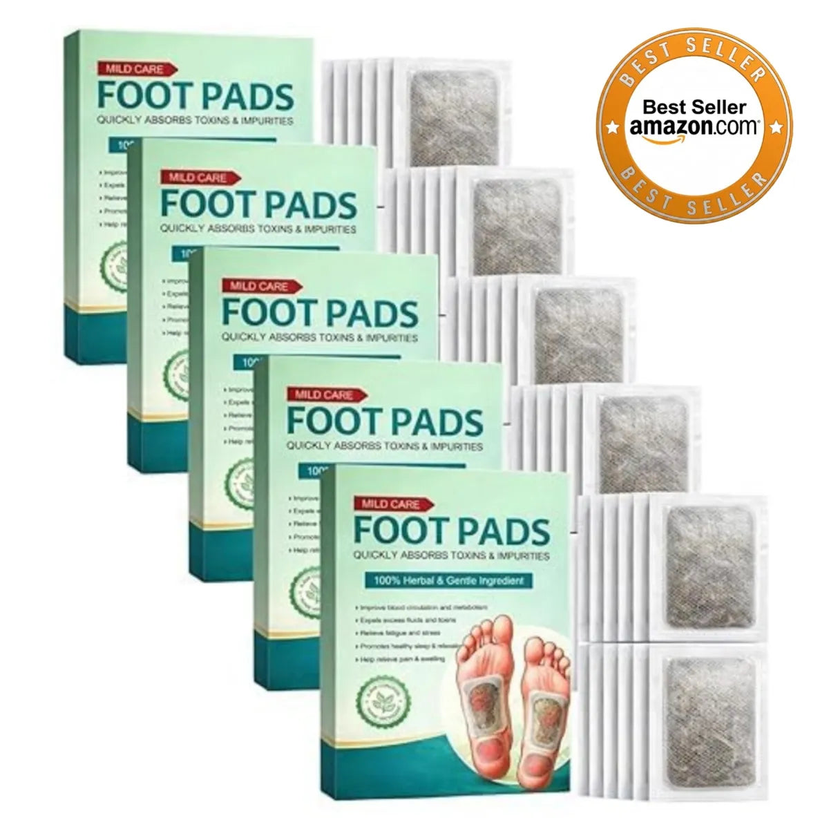 Premium Natural Detox Foot Patches Pack of 50 |  🔥BUY 1 GET 1 FREE🔥