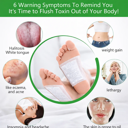 Premium Detox Foot Patches (Pack of 60) BUY 1 GET 1 FREE